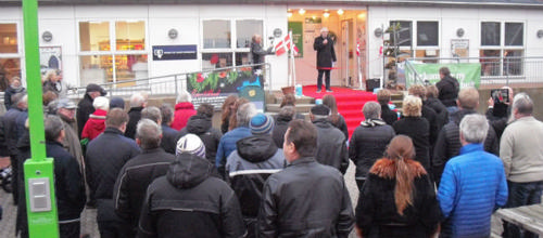 Åbningen af købmandsbutikken i nov. 2019. Foto: Poul Nystrup Christensen